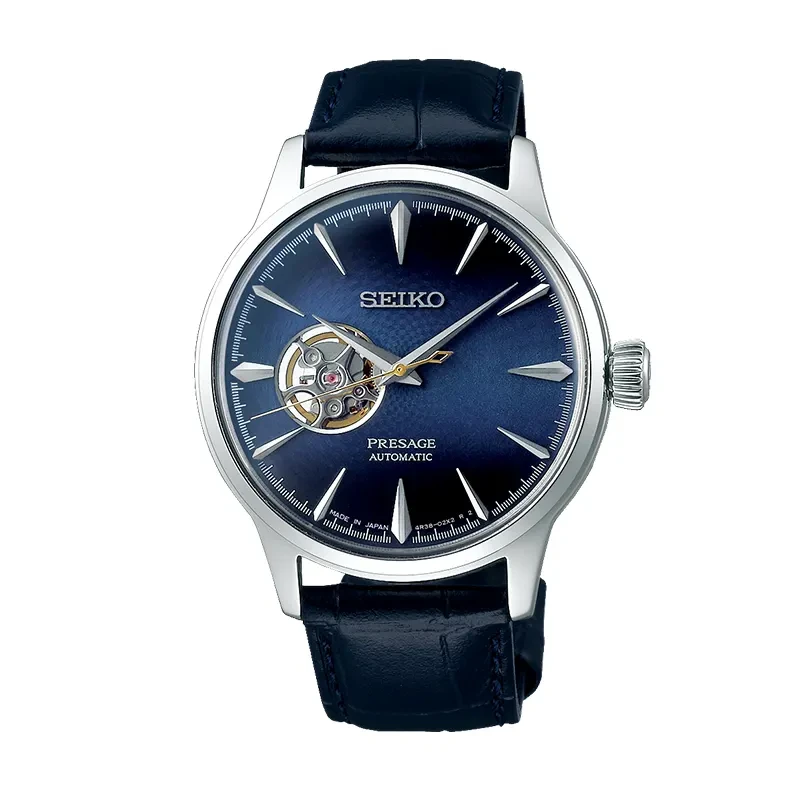 Seiko Presage Open Heart Blue Moon Men's Watch- SSA405J1